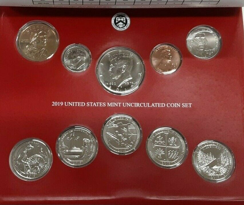 2019 Complete P&D United States Mint Set Sealed in Original Government Packaging