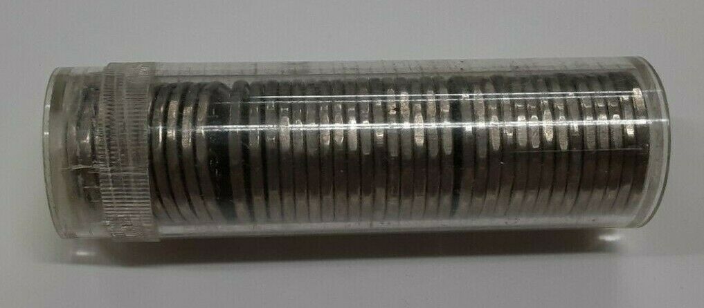 1960 Canada BU Roll Of 5 Cents 'Nickels'  40 Coins Total