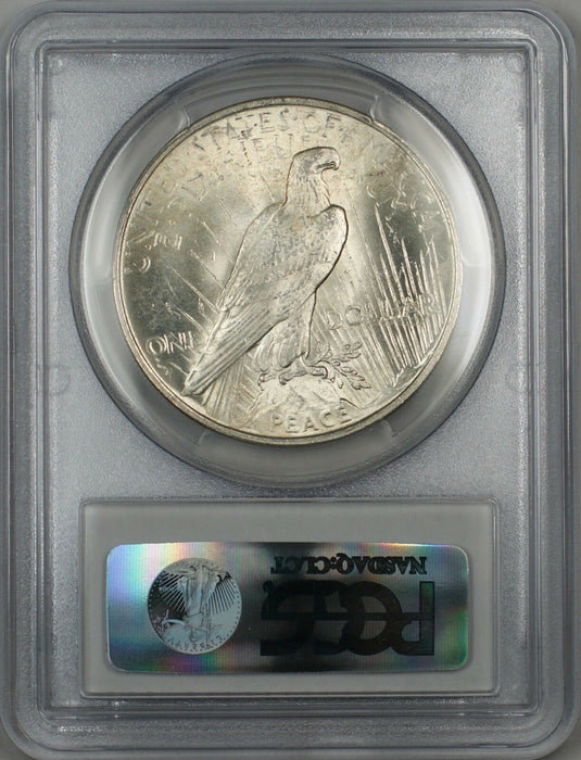 1922 Silver Peace Dollar $1 PCGS MS-63 5F Better Coin