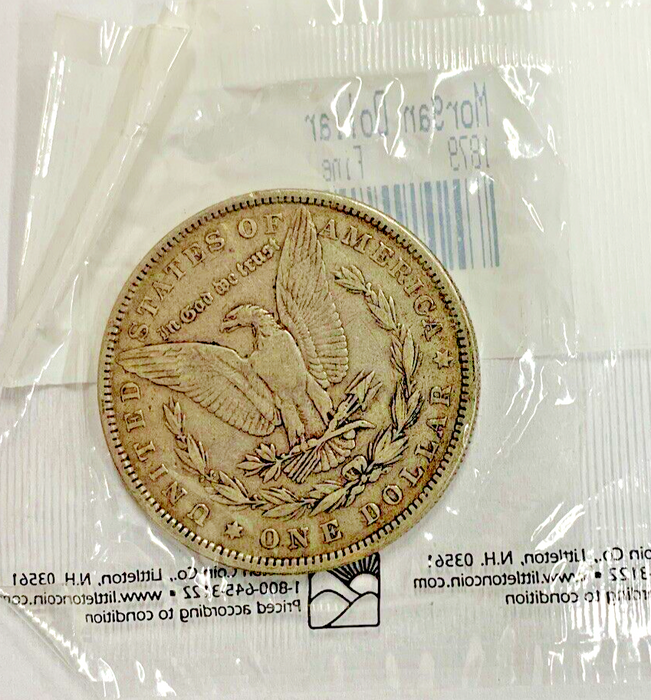 1879 Morgan Silver Dollar Fine Littleton Coin