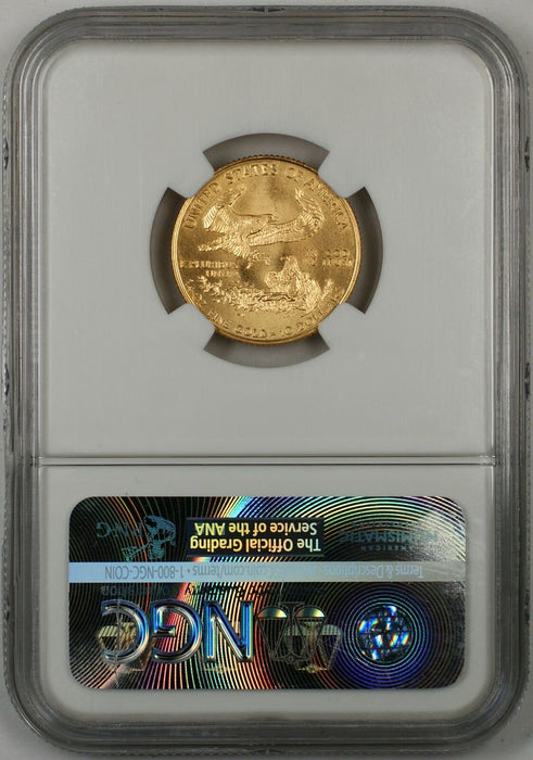 1999-W Emergency Issue $10 Dollar Gold Eagle AGE 1/4 Oz Coin NGC MS-66