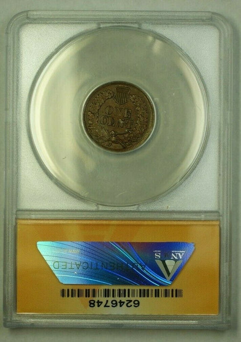1866 Indian Head Cent 1c ANACS AU-50 (WW)
