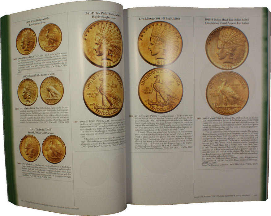 September 4-6 2014 U.S. Coin Auction Catalog #1209 Heritage (A109)
