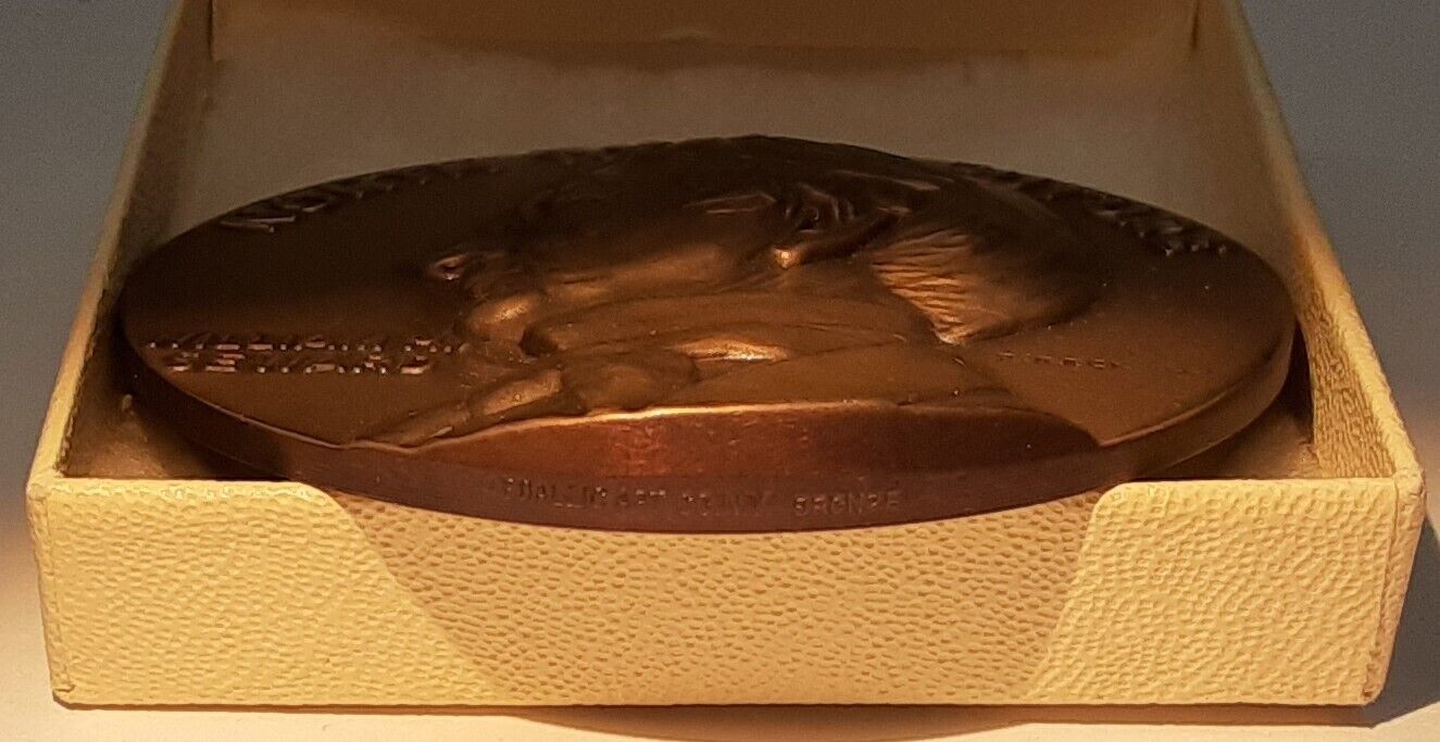 Bronze Medal Alaska Purchase Centennial 1967 by MACo