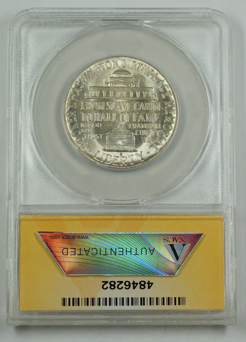 1950-S B T Washington Silver Half Dollar Commemorative Coin ANACS MS-65 (C)