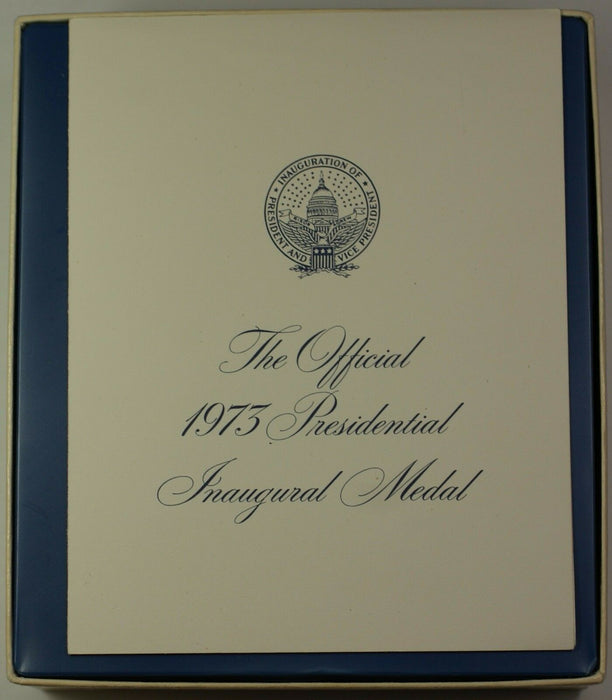 1973 Proof Franklin Mint Nixon Presidential Inaugural Large Bronze Medal