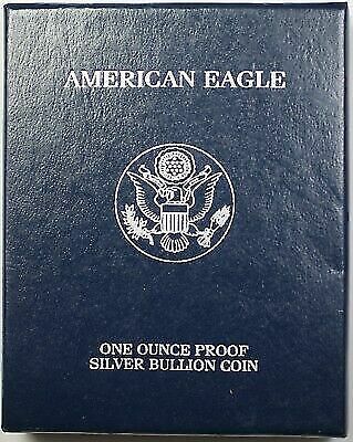 2001-W Proof American Silver Eagle $1 Coin ASE 1 Troy Oz .999 Fine with OGP