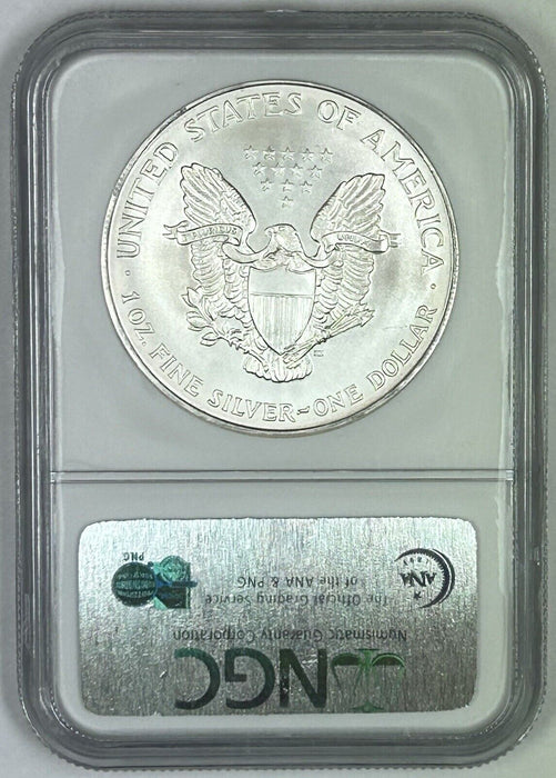 1996 American Silver $1 Eagle NGC MS 69 (X)