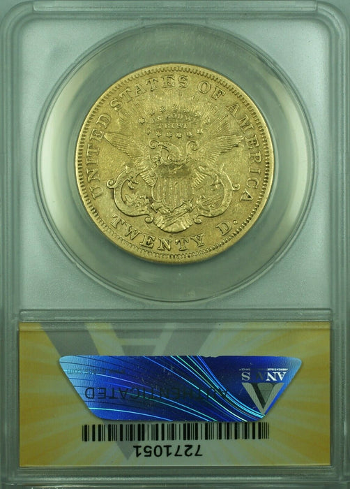 1870-S Liberty $20 Double Eagle Gold Coin ANACS EF-40