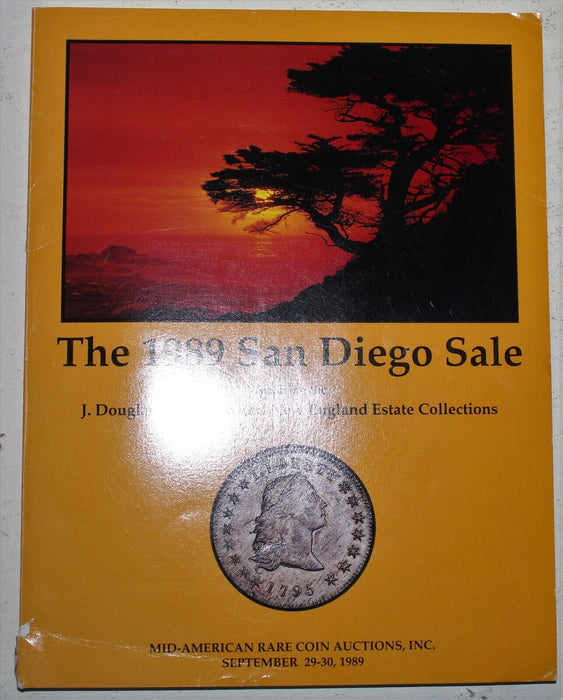 1989 San Diego Sale Mid-American Rare Coin Auction Catalog September 29-30 WW5G