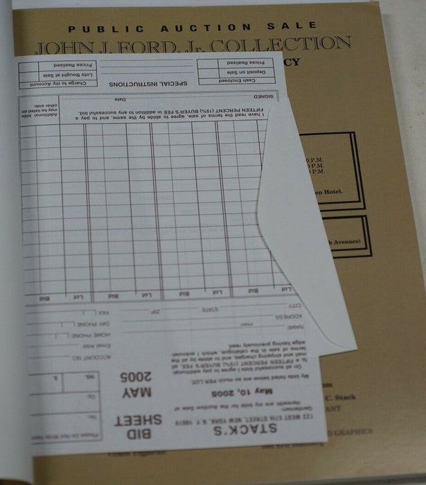 Stack's John Ford Collection Catalog US Medals & Continental 5/10/2005 RSE C26