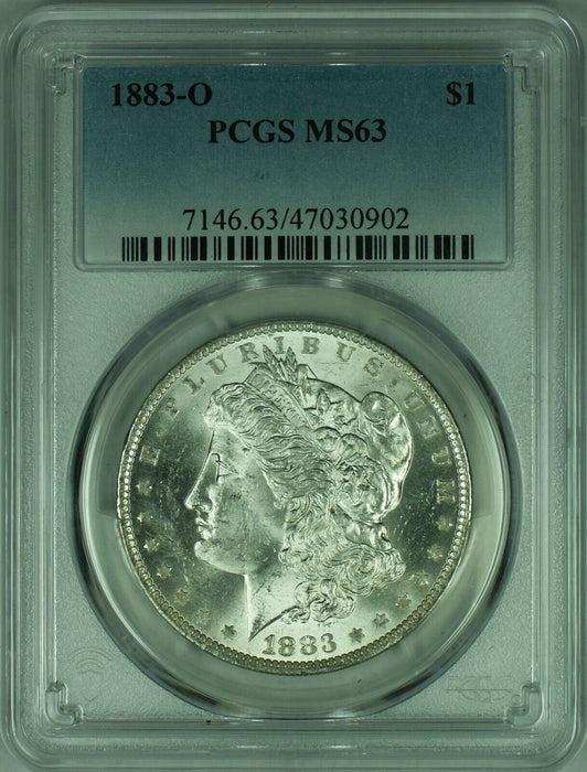 1883-O Morgan Silver Dollar Coin  PCGS MS-63   (36F)