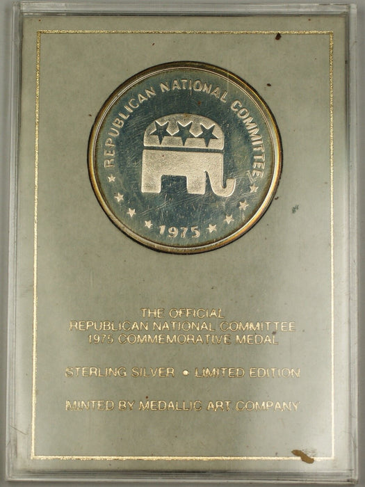 The Official 1975 RNC Commemorative Silver Medal for Gerald Ford's Campaign