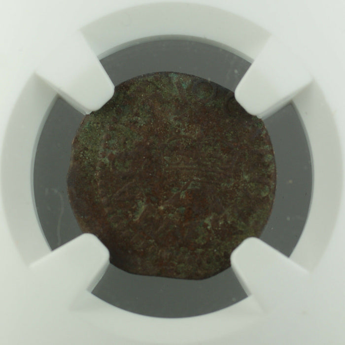 1625-34 England 1/4 P Farthing Copper Coin S-3182 Charles I VF Dtls Env Dmg AKR