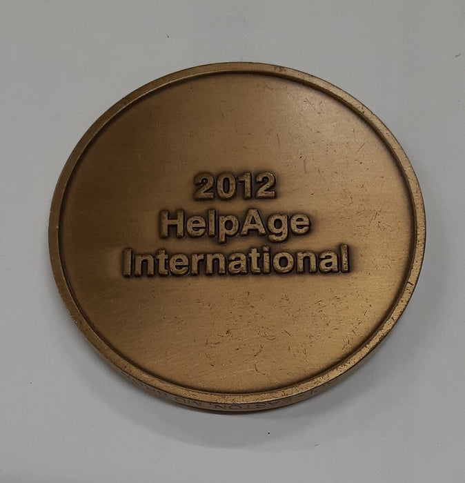 2012 Conrad Hilton Humanitarian Prize 2 1/4 Inch Bronze Medal by RPI
