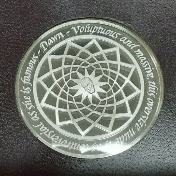 Franklin Mint Genius of Michelangelo PF .925 Silver Medal- Dawn