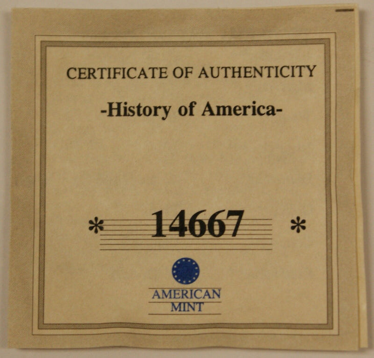 2006 Liberian 20 Dollar Silver Coin, The Ratification of the U.S. Constitution