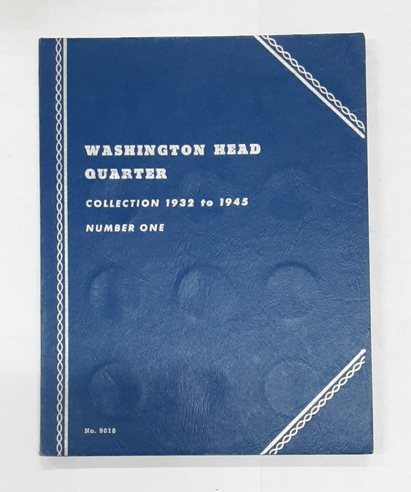 1932-1945 Empty Whitman Washington Head Quarter Folder #9018 - Used