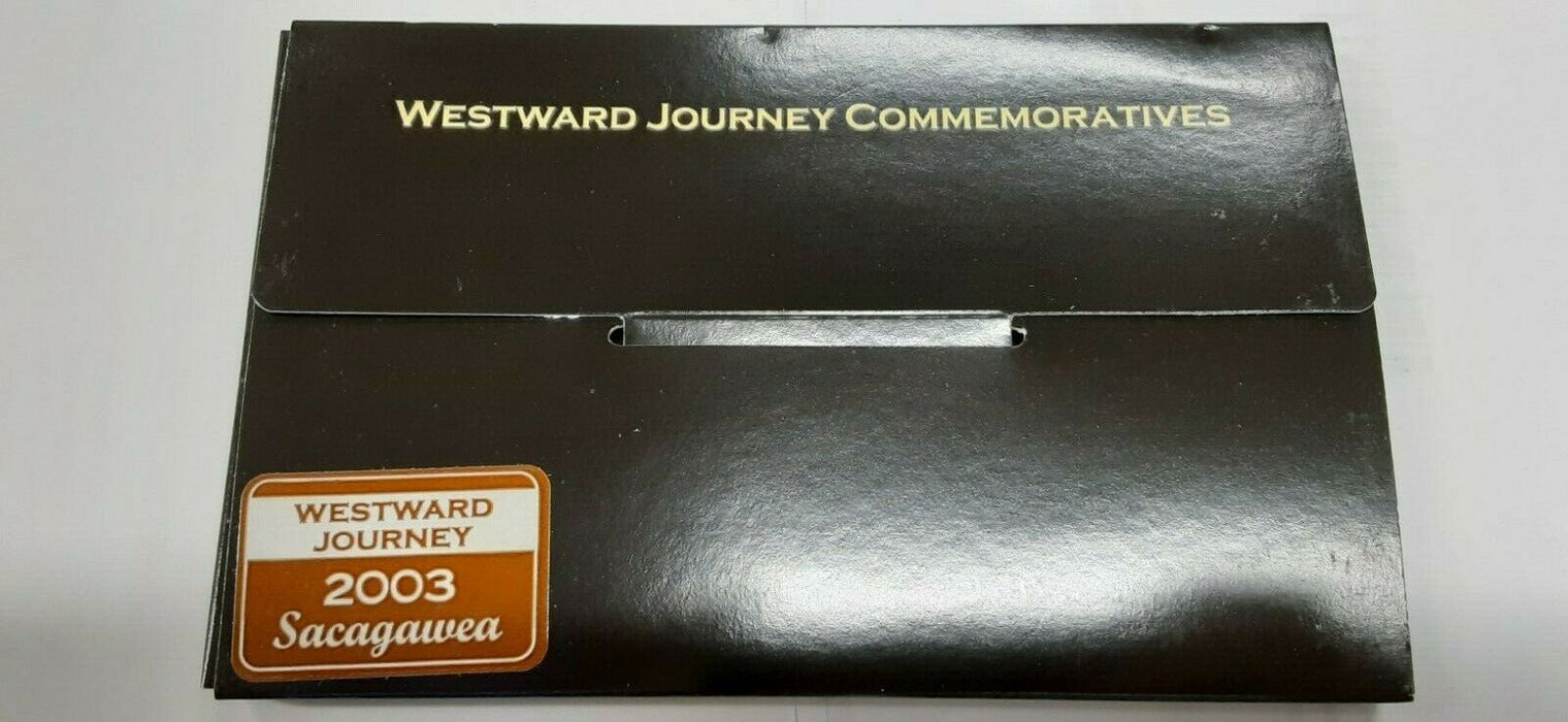 2003 P & D Sacagawea BU Dollars Westward Journey Commemoratives in Holder
