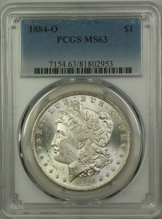 1884-O Morgan Silver Dollar $1 Coin PCGS MS-63 (14a)