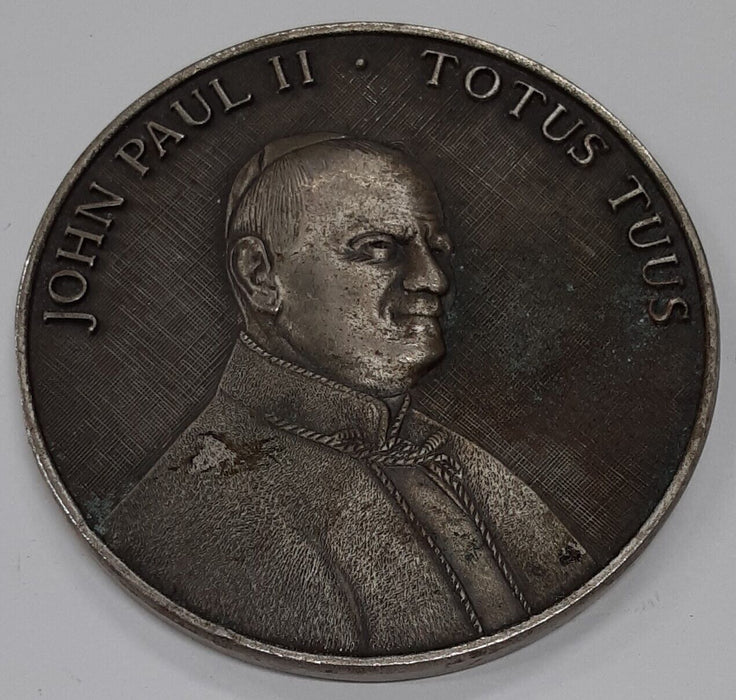 1987-88 Pope John Paul II Marian Year Mother of Mercy 50MM Medal