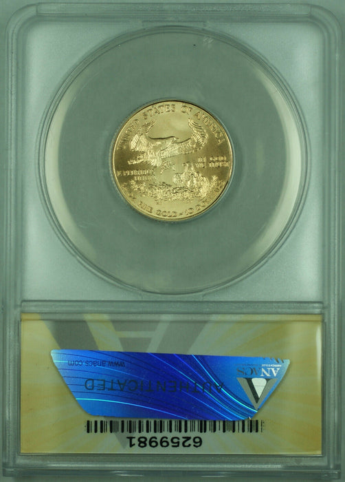 2001 American Gold Eagle $10 Coin 1/4th Oz AGE ANACS MS-68