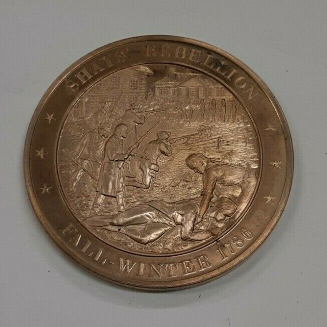 History of US Bronze Proof Medal Shay's Rebellion  Fall/Winter 1786
