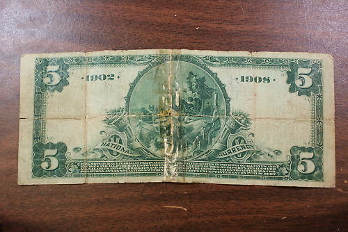 Series of 1902 $5 National Currency, Boston MA