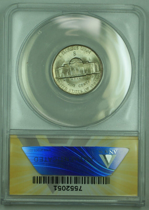 1944-S Jefferson Silver Nickel 5C ANACS MS 66 (51) C