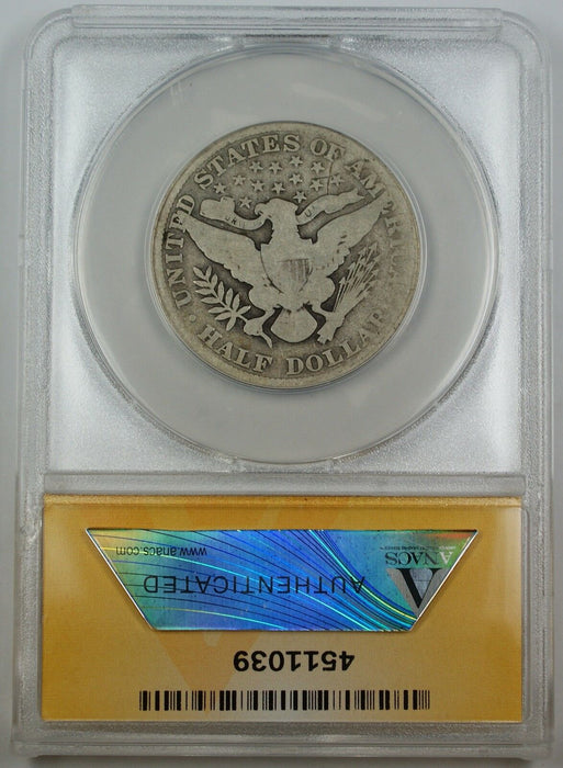 1913 Barber Silver Half Dollar, ANACS AG-3, Better Coin