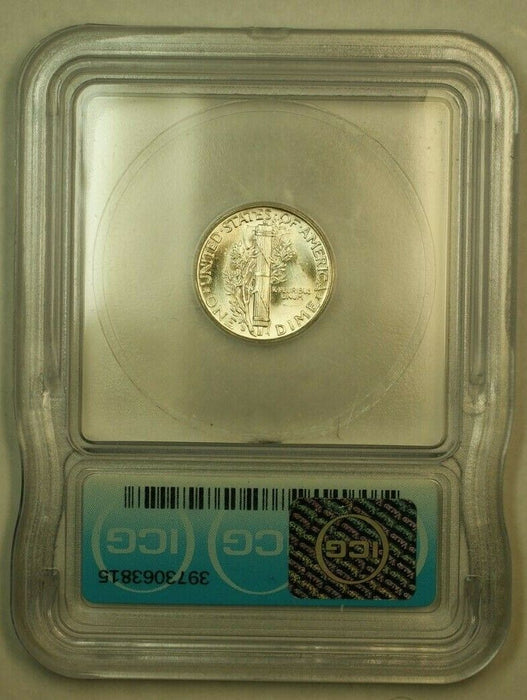 1944-S Silver Mercury Dime 10c Coin ICG MS-65 M