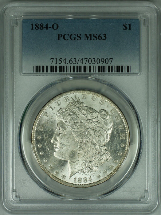 1884-O Morgan Silver Dollar Coin  PCGS MS-63   (39A)