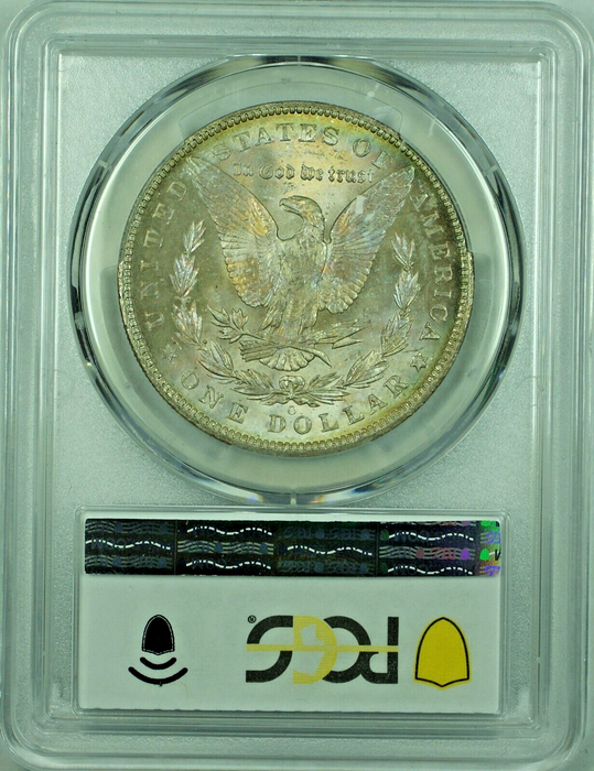1904-O Morgan Silver Dollar $1 Coin Toned REV PCGS MS 63 (48) C