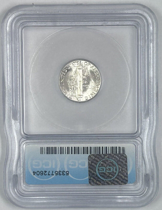 1944 Mercury Silver Dime .10c Coin ICG MS 63 (Looks Better) (54) A