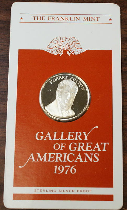 Commemorative Robert Fulton Silver Medal,