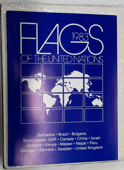 Flags of the United Nations Stamp Set- in Folder w/Booklet