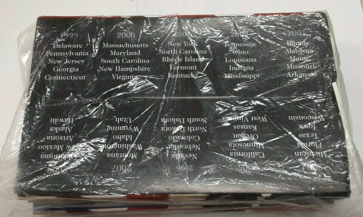 2001 State Quarters Set 20 Coins Total in Cases-Includes P & D/Gold&Plat Plated