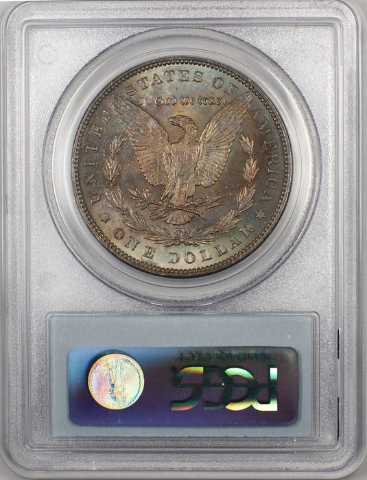 1889 Morgan Silver Dollar $1 Coin PCGS MS-63 Toned Better Coin (BR-22 D)