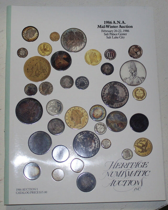 February 1986 Heritage Coin Auction Catalog Salt Lake City Mid Winter Sale WW5PP