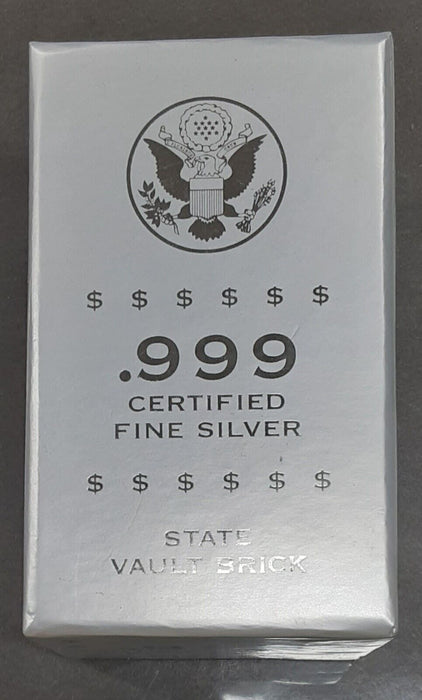 US State Silver Bar/Maryland - Five 1 Troy Oz .999 Silver Bars/Sealed in Box