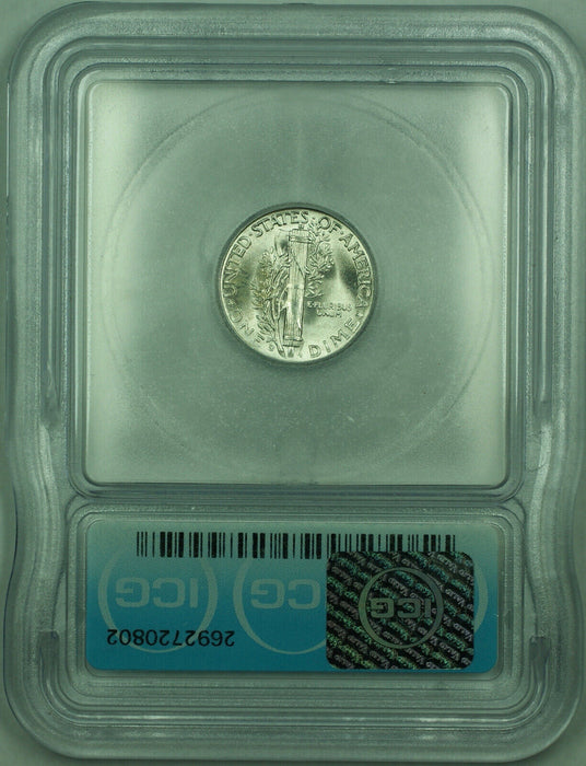 1945-S Mercury Silver Dime 10c Coin ICG MS-65 (FAA)