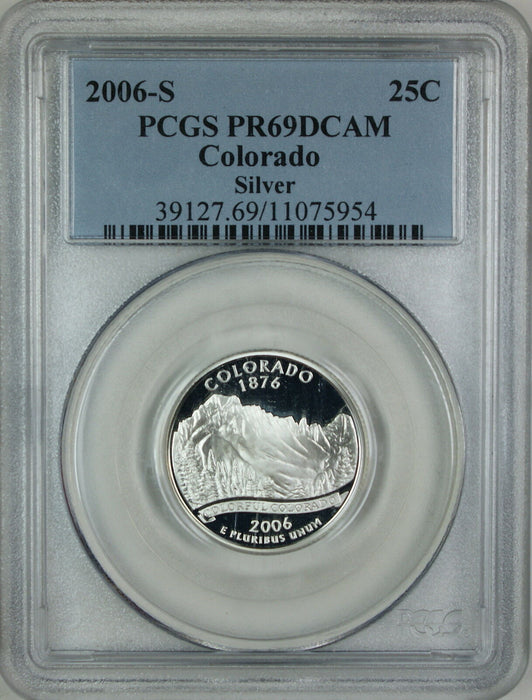 2006-S Silver Colorado State Quarter PCGS PR-69 Deep Cameo