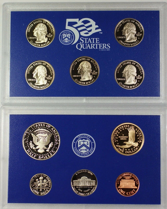 2003-S US Mint 10 Coin Proof Set as Issued - NO Box and COA