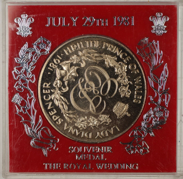 July 29th 1981 Great Britain UK  Souvenir Proof Medal The Royal Wedding