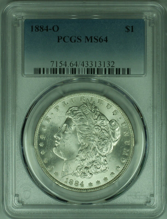1884-O Morgan Silver Dollar Coin $1 PCGS MS-64 (37) B