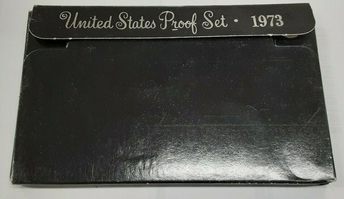 1973-S US Mint Clad Proof Set as issued in OGP W/Sleeve