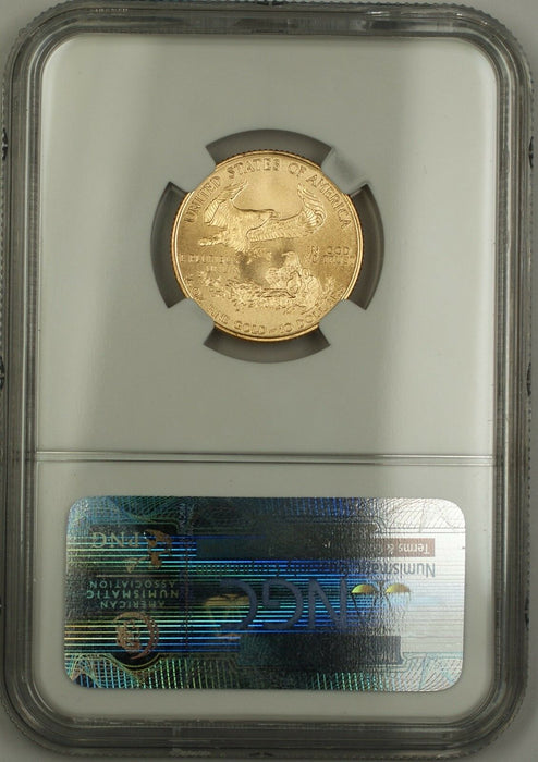 1999-W Emergency Issue $10 Dollar Gold Eagle AGE 1/4 Oz Coin NGC MS-68