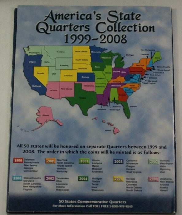 3 Virginia State Quarters 1 Colorized In Beautiful Folder W/ Info About Virginia