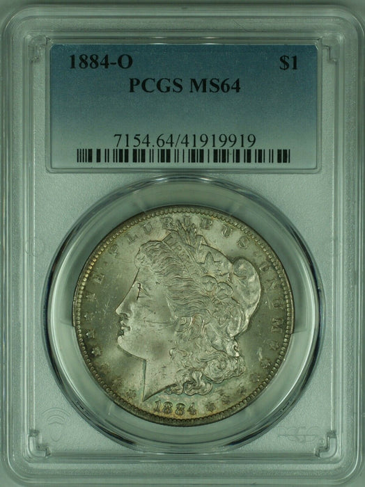 1884-O Morgan Silver Dollar S$1 PCGS MS-64 Toned  (35)