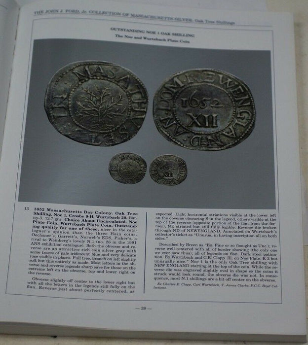 Stack's John Ford Collection Catalog The Silver Coinage of Mass 10/18/05 RSE C23